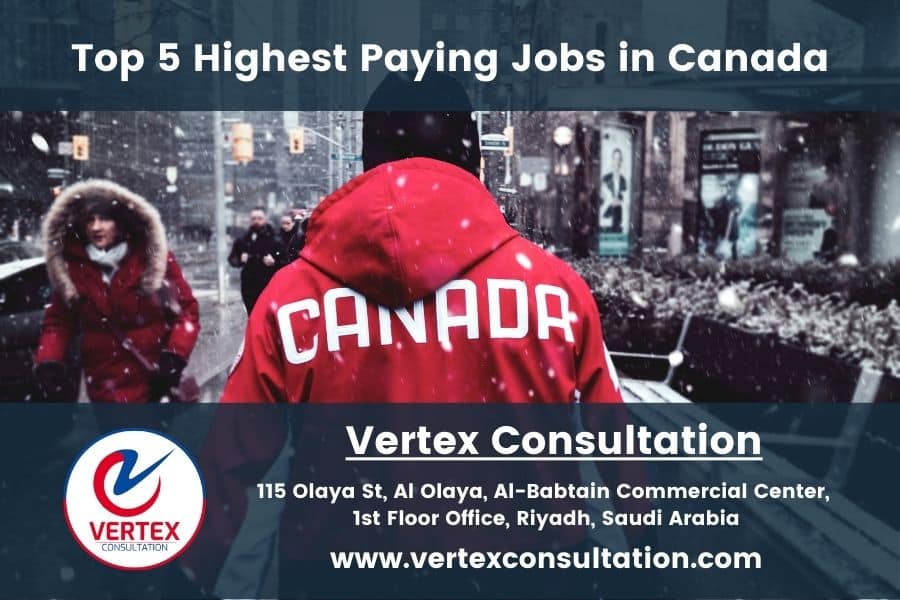 Top 5 Canada Highest Paying Jobs in 2023
